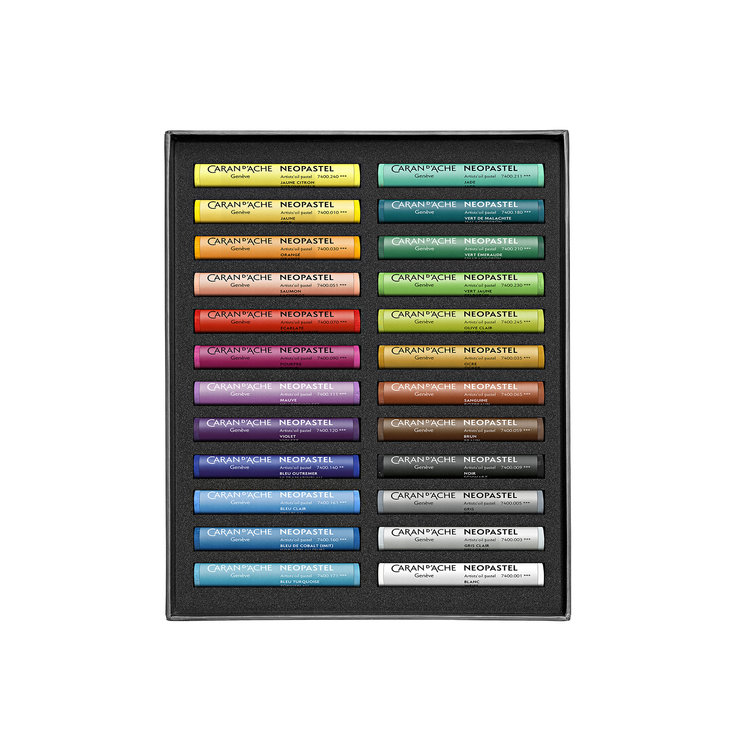 Caran d'Ache Neopastel - 24 oliepastels