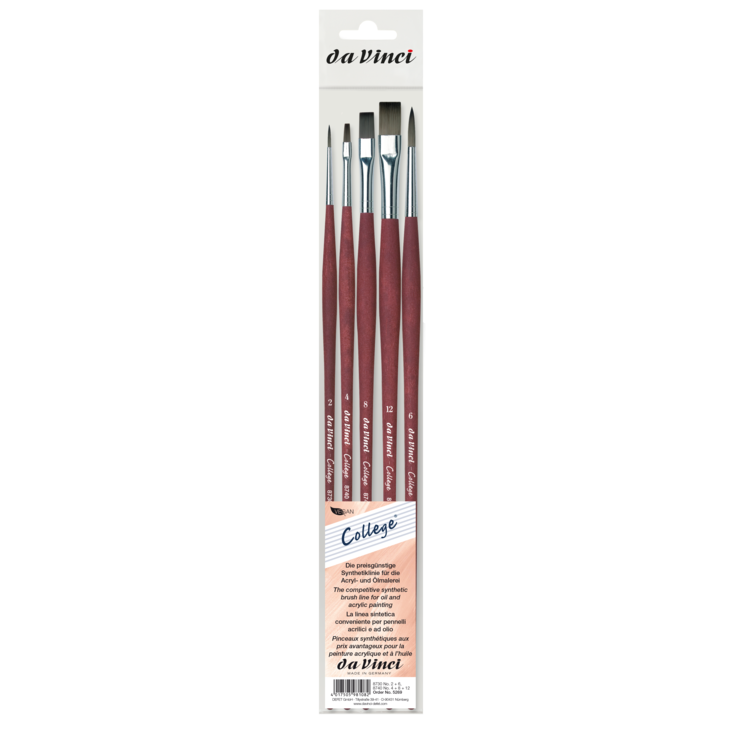 DaVinci College acryl- olieverf penselen set