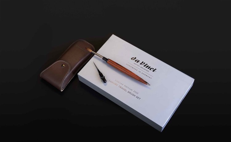 DaVinci Maestro aquarel luxe reispenselen Limited Edition set