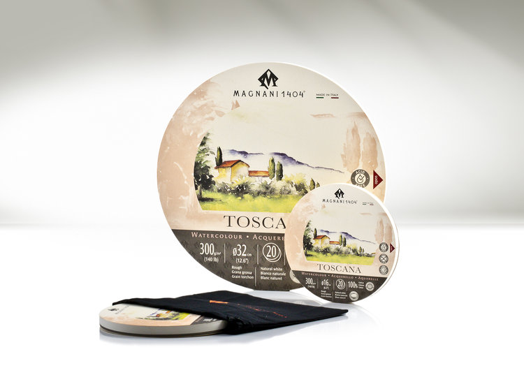 Magnani 1404 Toscana rond aquarelpapier rough