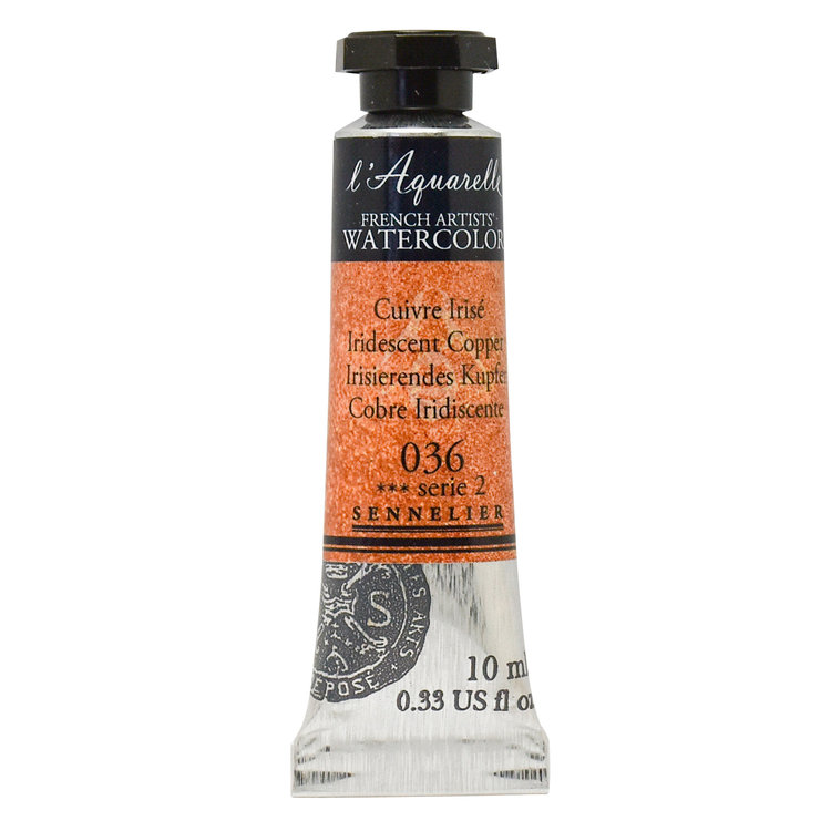 Sennelier 036  aquarelverf 10 ml - iridescent copper