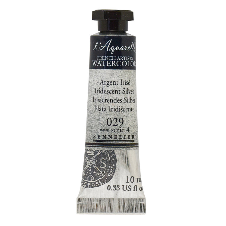 Sennelier 029 aquarelverf 10 ml - iridescent silver