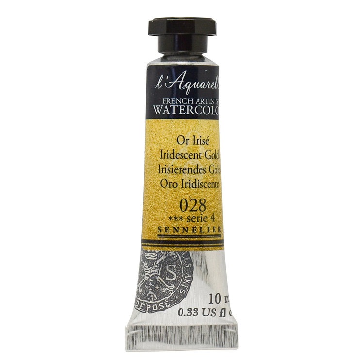 Sennelier 028 aquarelverf 10 ml - iridescent gold