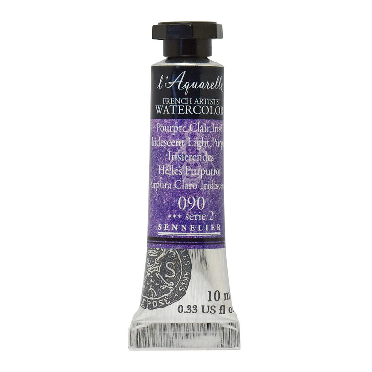 Sennelier 090 aquarelverf 10 ml - iridescent light purple