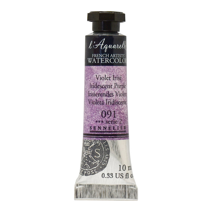 Sennelier 091 aquarelverf 10 ml - iridescent purple