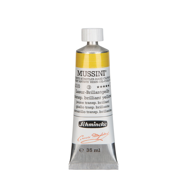 Schmincke (Mussini) 210 olieverf 35ml - transp. brilliant yellow