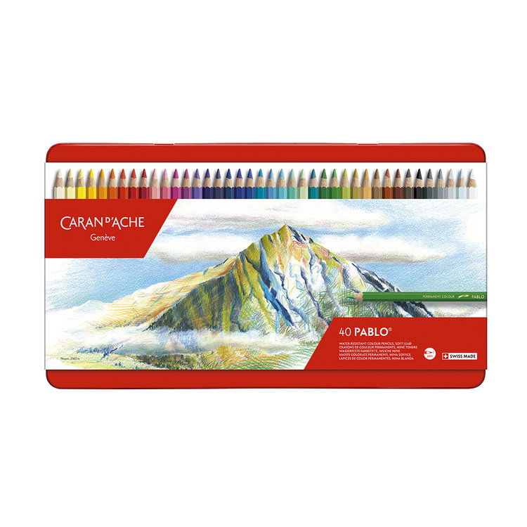 Caran d'Ache Pablo kleurpotloden in blik