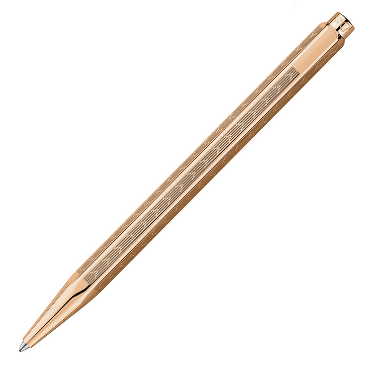Caran d'Ache (schrijfwaren) Ecridor ballpoint / balpen Chevron dore rose