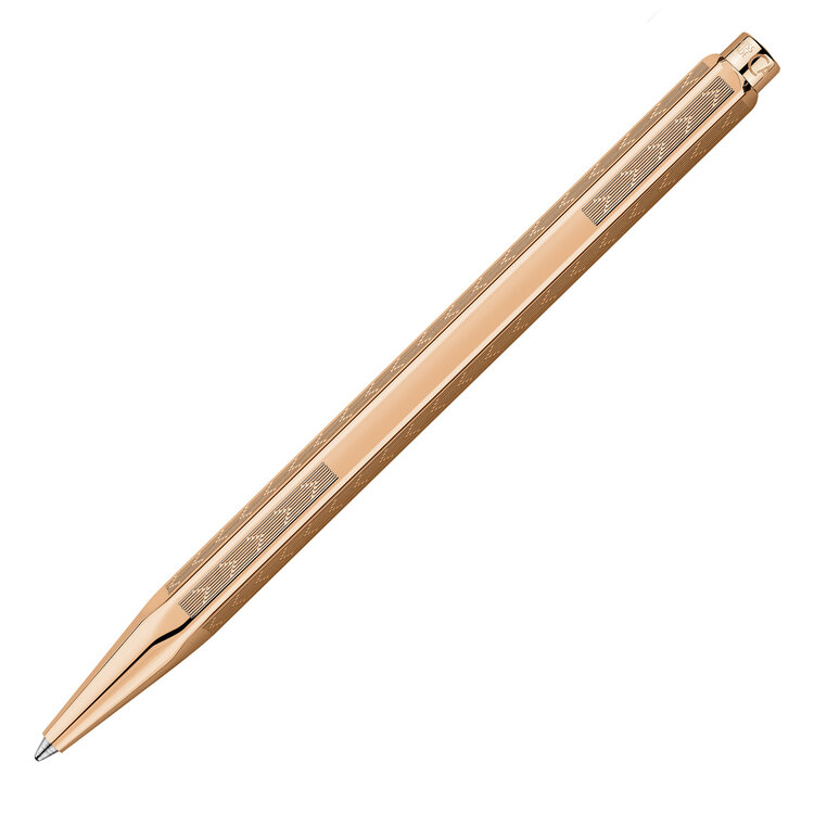 Caran d'Ache (schrijfwaren) Ecridor ballpoint / balpen Chevron dore rose