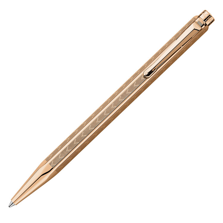 Caran d'Ache (schrijfwaren) Ecridor ballpoint / balpen Chevron dore rose