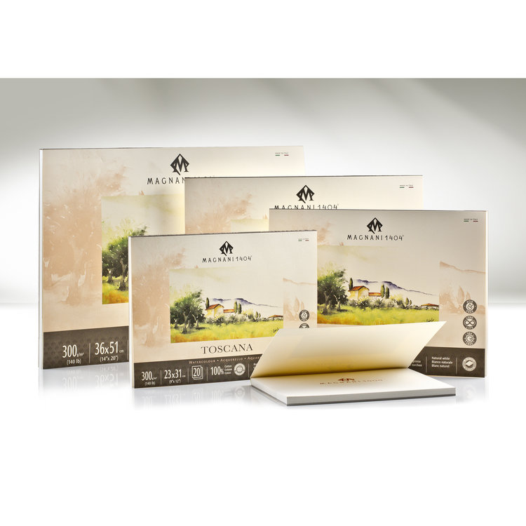 Magnani 1404 Toscana aquarelpapier torchon
