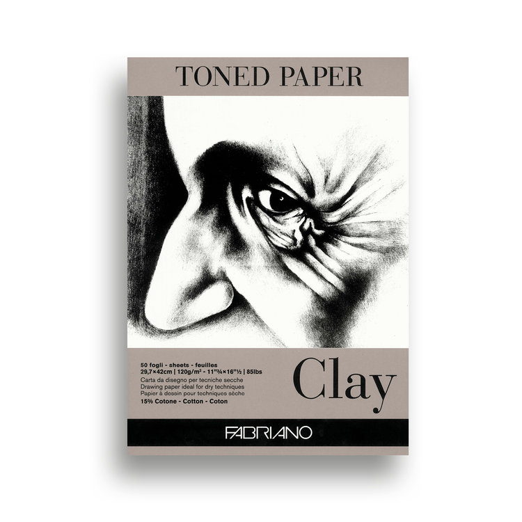 Fabriano toned tekenblok A4