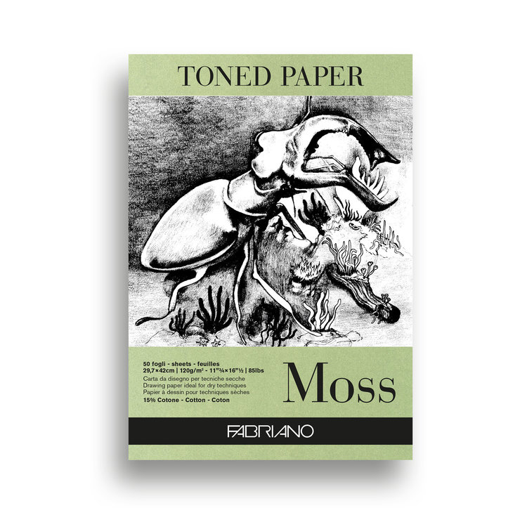 Fabriano toned tekenblok A4