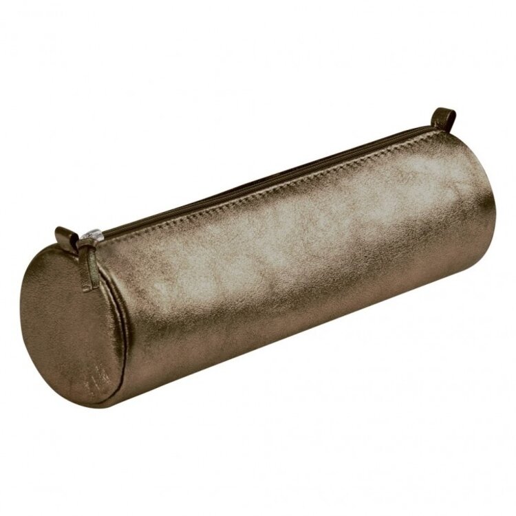 Clairefontaine lederen etui Cuirisé met metallic glans