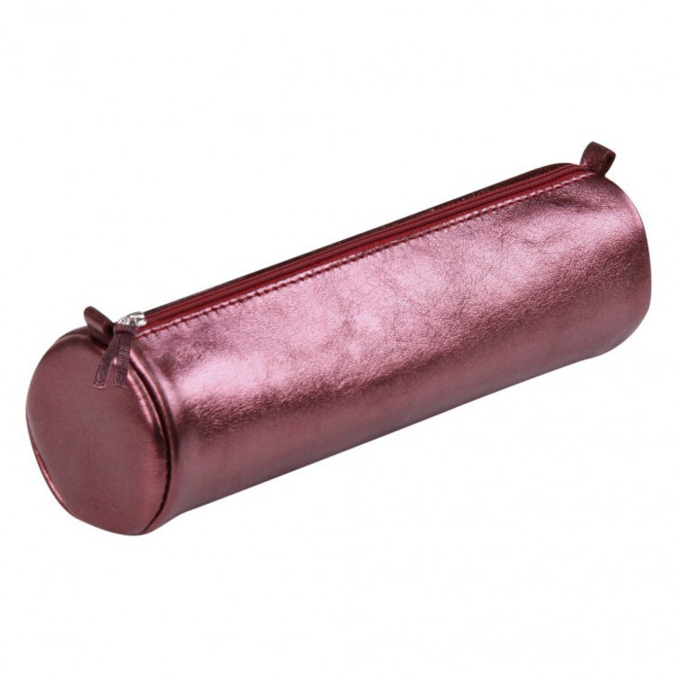 Clairefontaine lederen etui Cuirisé met metallic glans