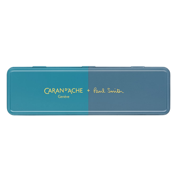 Caran d'Ache (schrijfwaren) Paul Smith balpen (849) cyan/steel