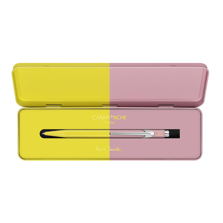 Caran d'Ache (schrijfwaren) Paul Smith balpen (849) chartreuse/rose