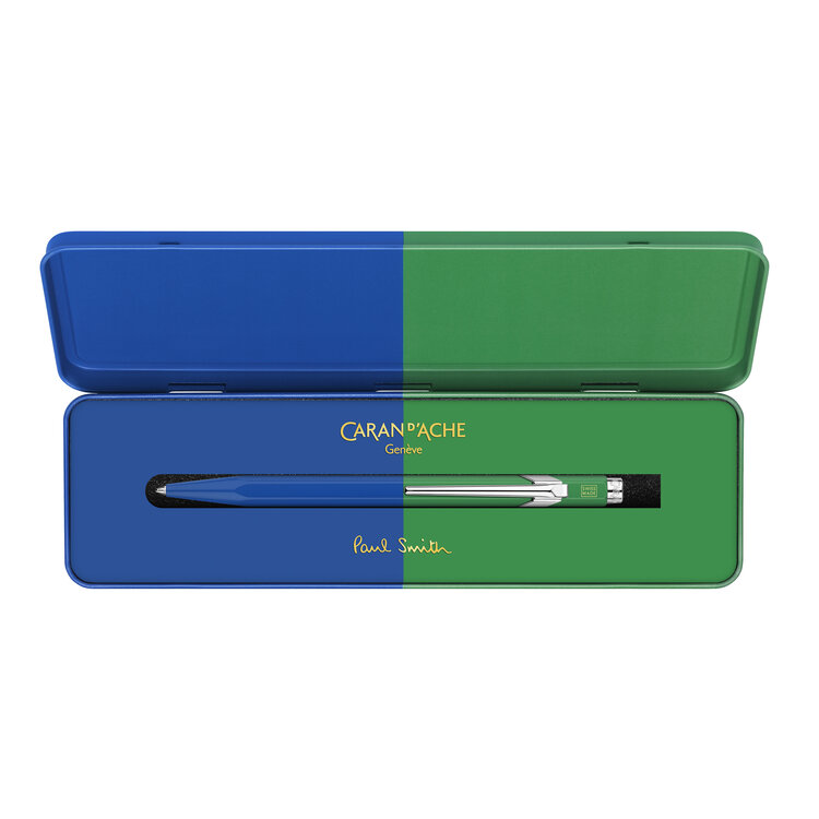 Caran d'Ache (schrijfwaren) Paul Smith balpen (849) cobalt/emerald