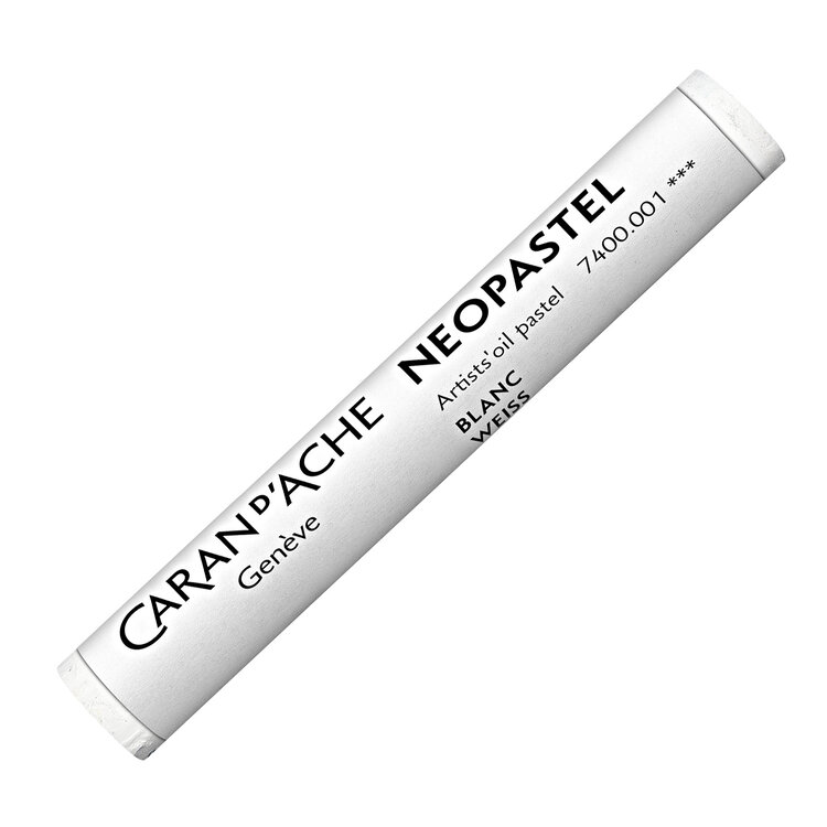 Caran d'Ache 001 white - Neopastel (oliepastel)