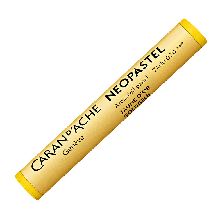 Caran d'Ache 020 golden yellow - Neopastel (oliepastel)
