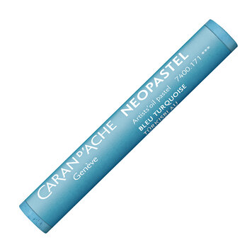 Caran d'Ache 171 turquoise blue - Neopastel (oliepastel)