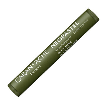 Caran d'Ache 019 olive black - Neopastel (oliepastel)