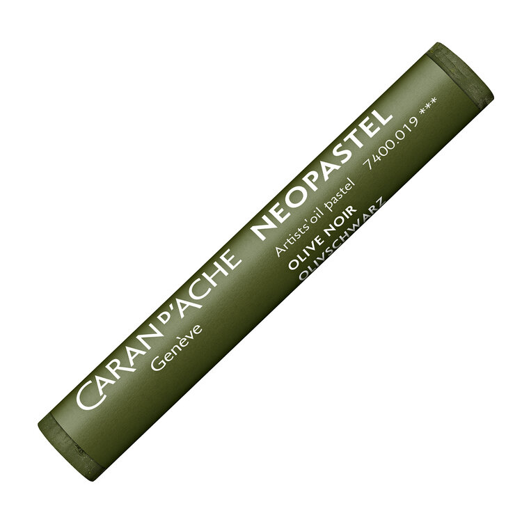 Caran d'Ache 019 olive black - Neopastel (oliepastel)