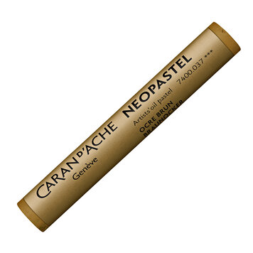 Caran d'Ache 037 brown ochre - Neopastel (oliepastel)