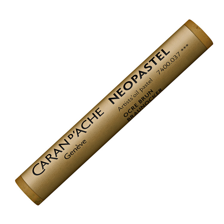 Caran d'Ache 037 brown ochre - Neopastel (oliepastel)
