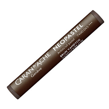 Caran d'Ache 045 vanDycke brown - Neopastel (oliepastel)