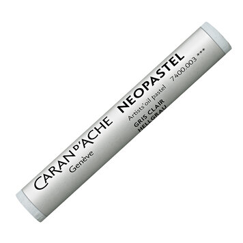 Caran d'Ache 003 light grey - Neopastel (oliepastel)