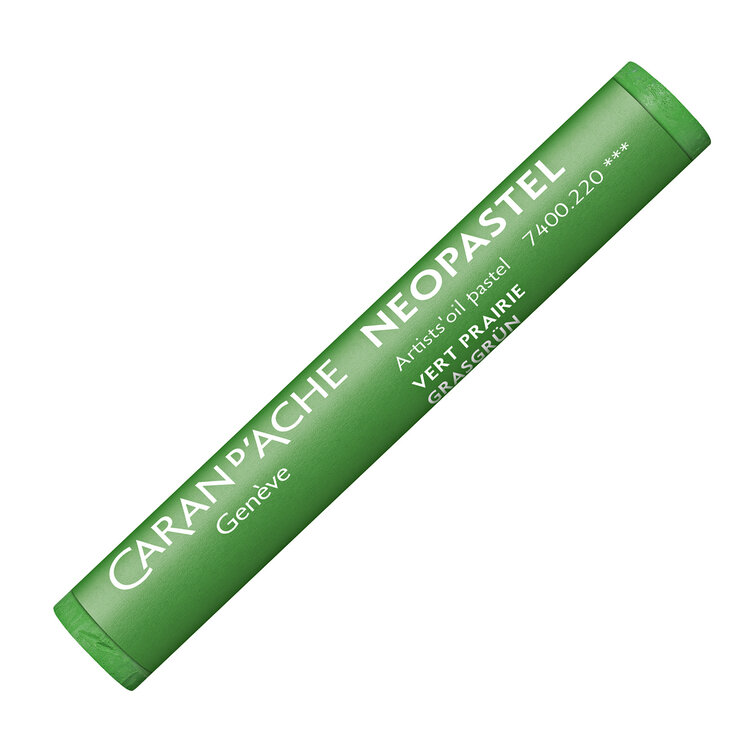 Caran d'Ache 220 grass green - Neopastel (oliepastel)