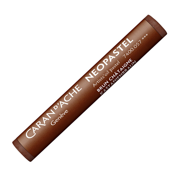 Caran d'Ache 057 chestnut - Neopastel (oliepastel)