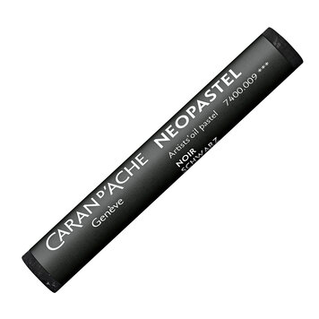 Caran d'Ache 009 black - Neopastel (oliepastel)