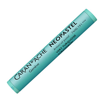 Caran d'Ache 191 turquoise green - Neopastel (oliepastel)