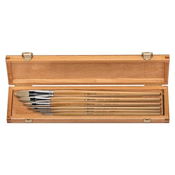 Escoda Clasico varkenshaar kattentong penselen olieverf en acryl