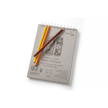 SM.LT Art Bristol Sketch pad (spiraal) A4