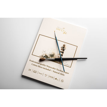 SM.LT Art Watercolor paper torchon - booklet