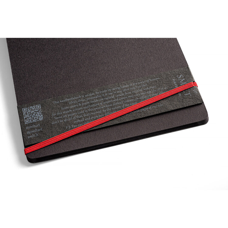 SM.LT Art Schetsboek #authenticbook - zwart papier