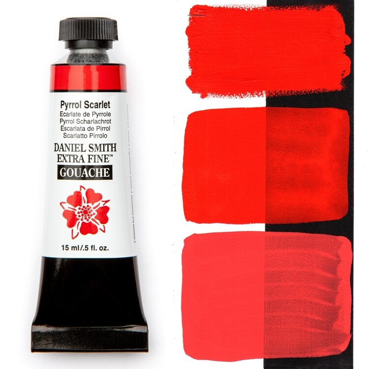 Daniel Smith pyrrol scarlet - gouache 15ml
