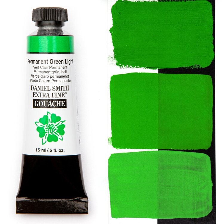 Daniel Smith permanent green light - gouache 15ml