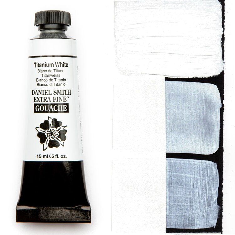 Daniel Smith titanium white - gouache 15ml