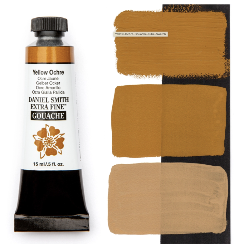 Daniel Smith yellow ochre - gouache 15ml