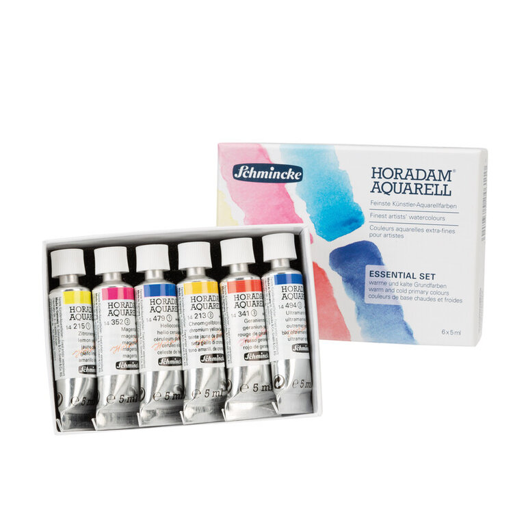 Schmincke (Horadam) essential set - 6x 5ml aquarelverf