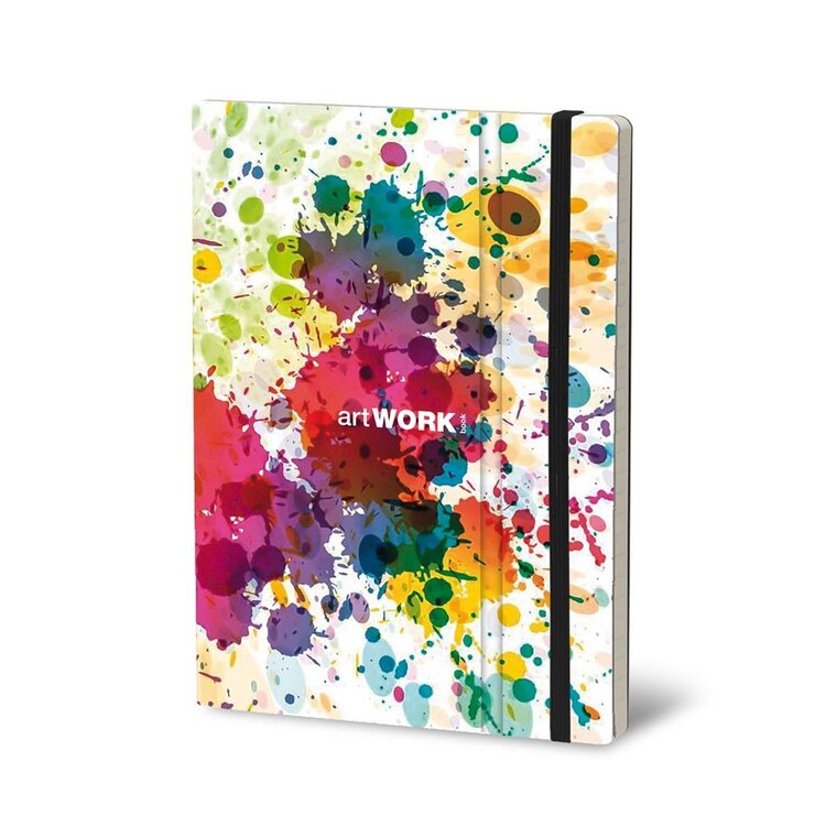 Stifflex Art Work book, color splash - schetsboek 15x21 cm