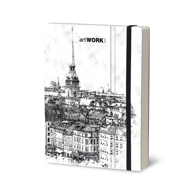 Stifflex Art Work book, city - schetsboek 19x25cm