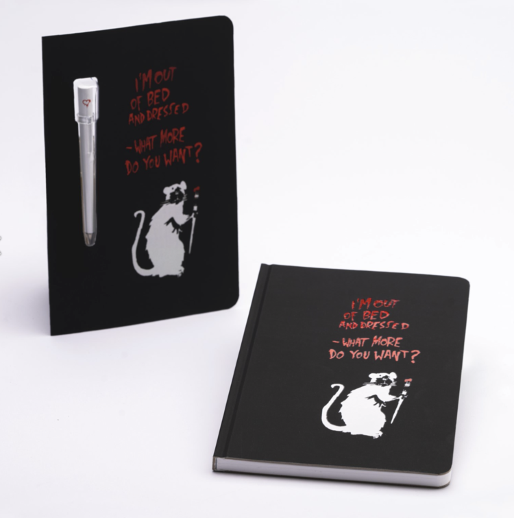 Pininfarina Banksy + primina - notebook rat black