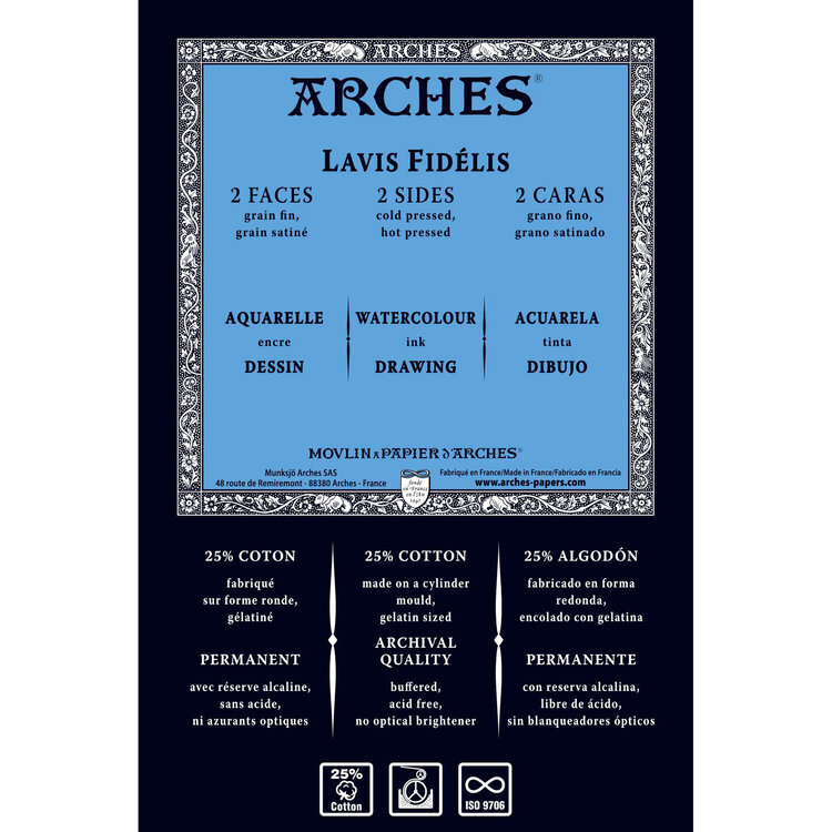 Arches Lavis Fidelis HP/CP papier (10 vel)