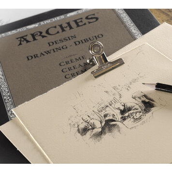 Arches Dessin schetsblok creme