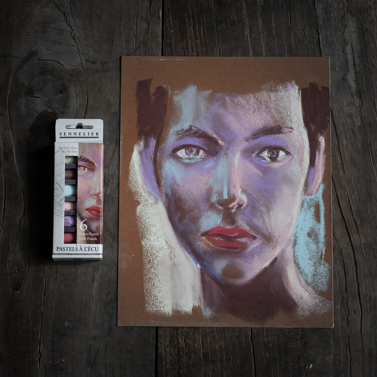 Sennelier softpastels 6 halve